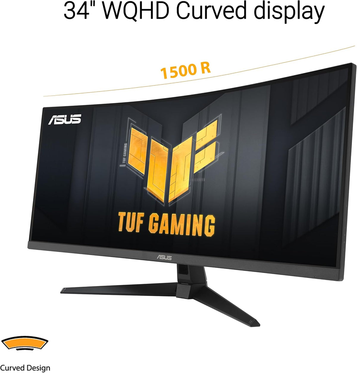 34" Ultra-Wide Curved QHD Monitor, 180Hz, 1ms, FreeSync Premium B85326