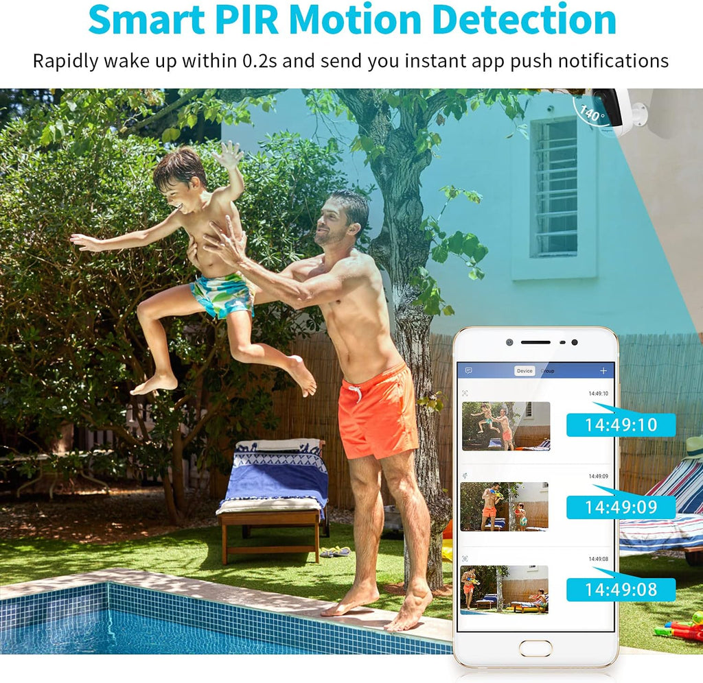Solar Powered Wireless Security Camera with Night Vision I703