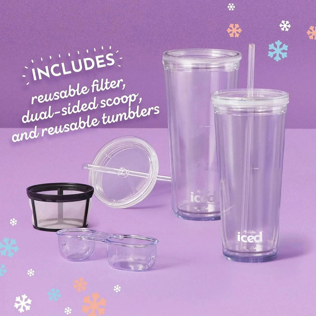 3-in-1 Iced and Hot Coffee and Tea Maker and Blender with Reusable Filter Z9833