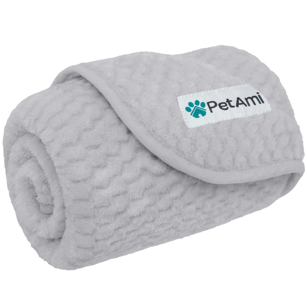 Sherpa Fleece Waterproof Waffle Cat Dog Blanket U382685