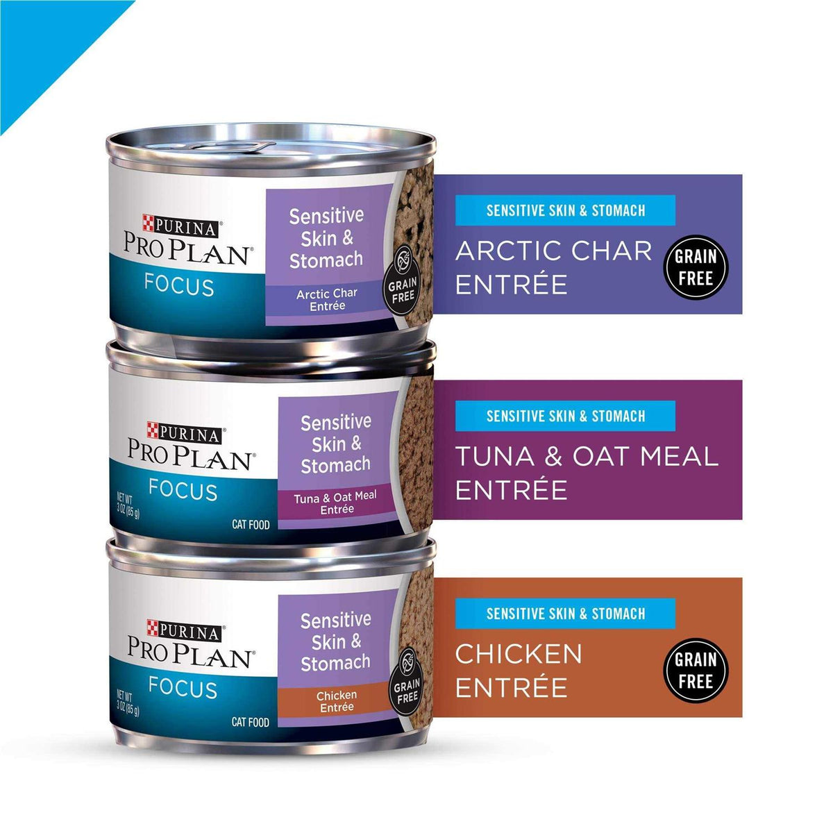 Sensitive Skin and Stomach Wet Cat Food Variety Pack R15468