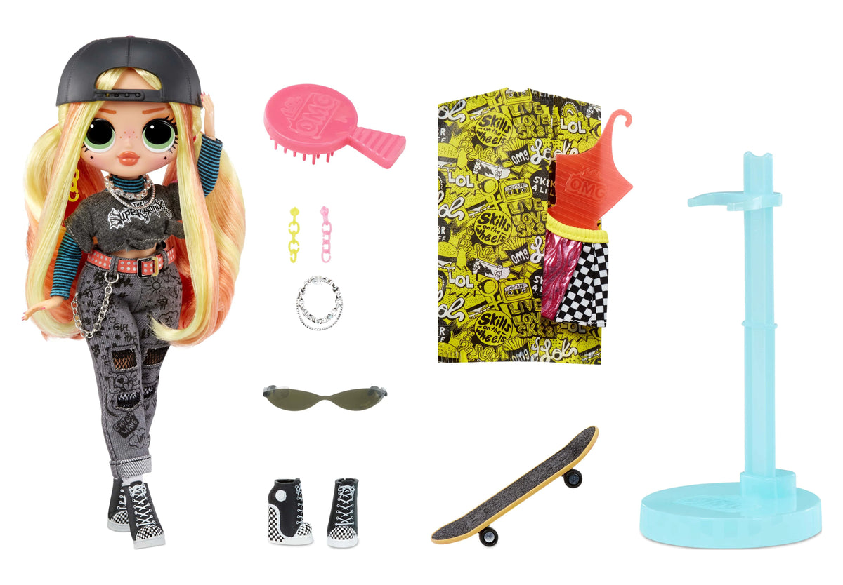 LOL Surprise OMG Skatepark Q.T. Fashion Doll With 20 Surprises S919020