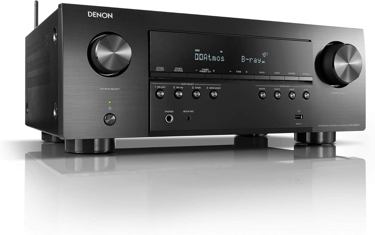Black 7.2 Channel AV Receiver U704