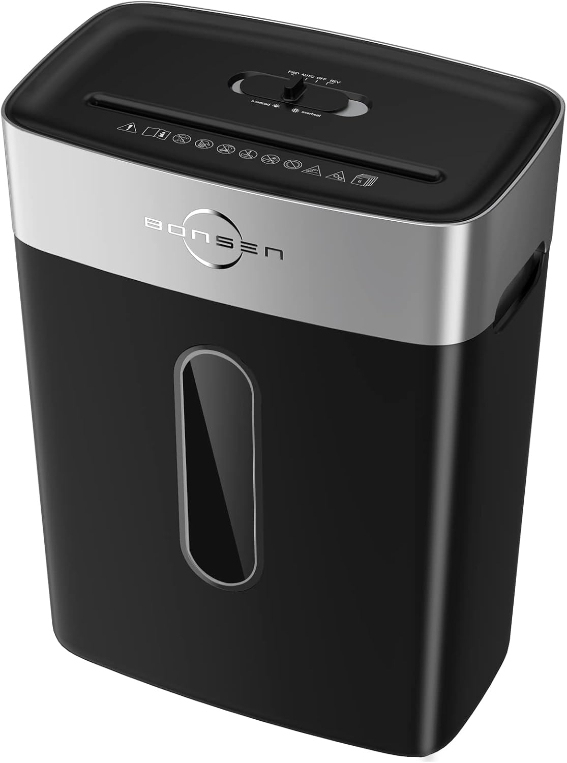 Micro-Cut Paper Shredder, 6-Sheet P-4, 4-Gallon, Black, Pack of 2 Z300770