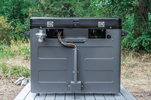 Stainless Steel Charcoal Gray Outdoor Camp Oven I7403