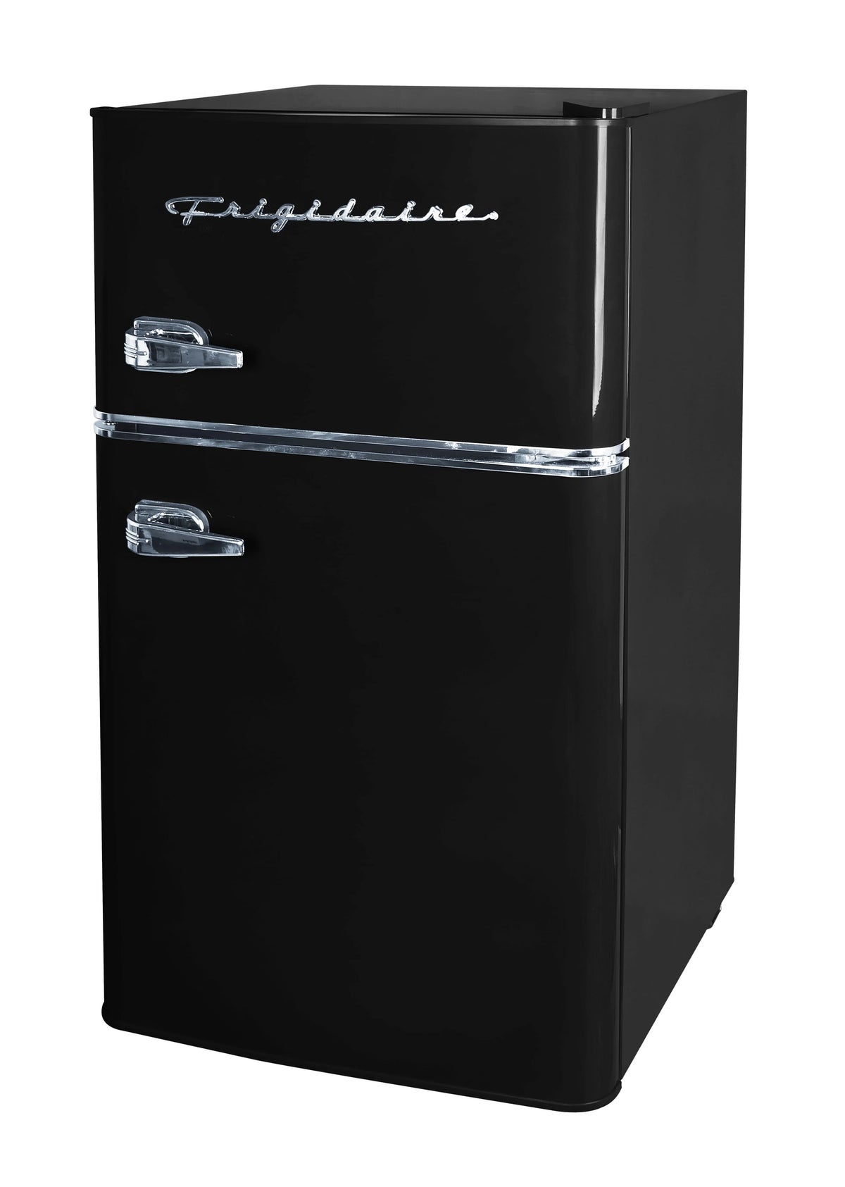 Black 3.1 Cu Ft Two Door Compact Refrigerator with Freezer H6066