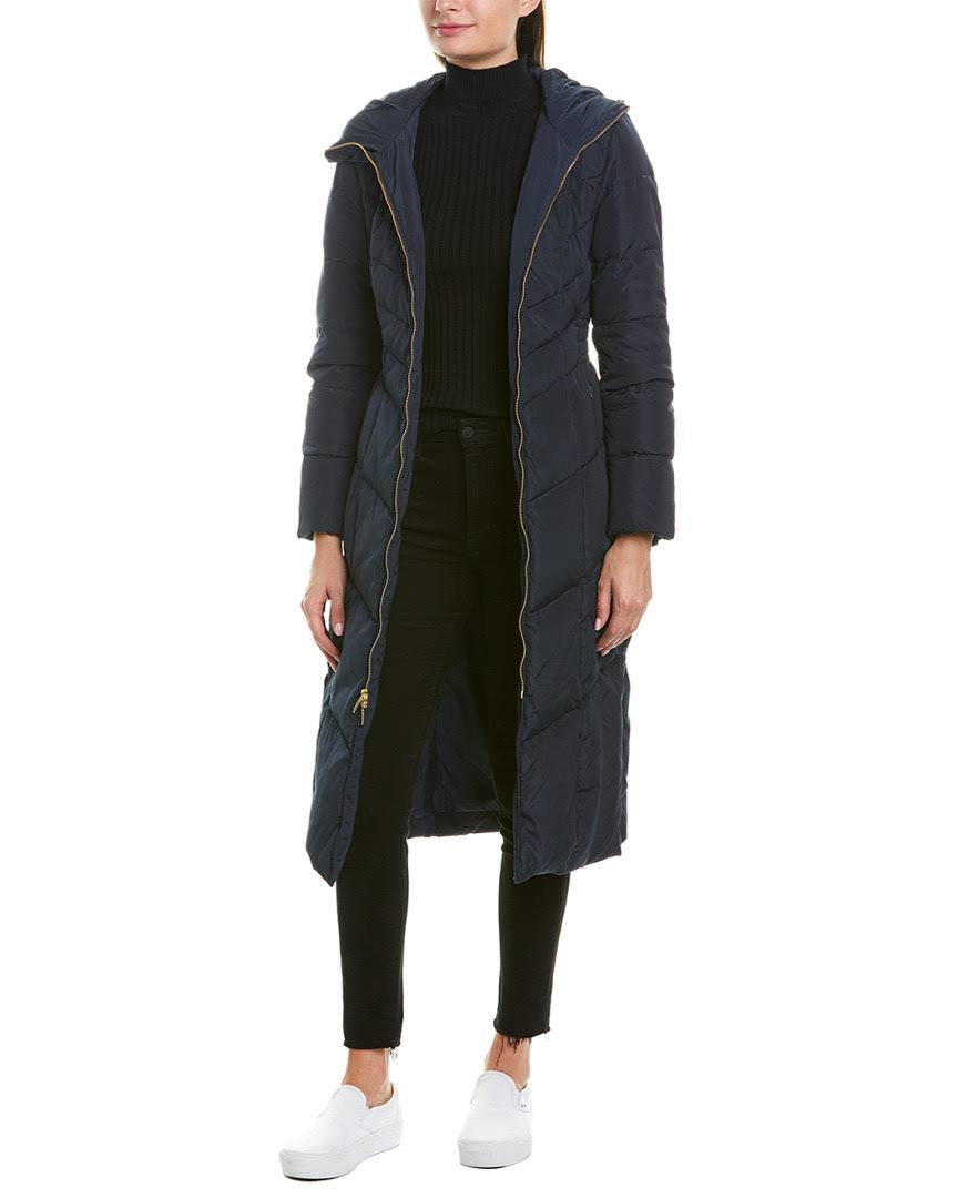 Hooded Maxi Jacket Navy N863470