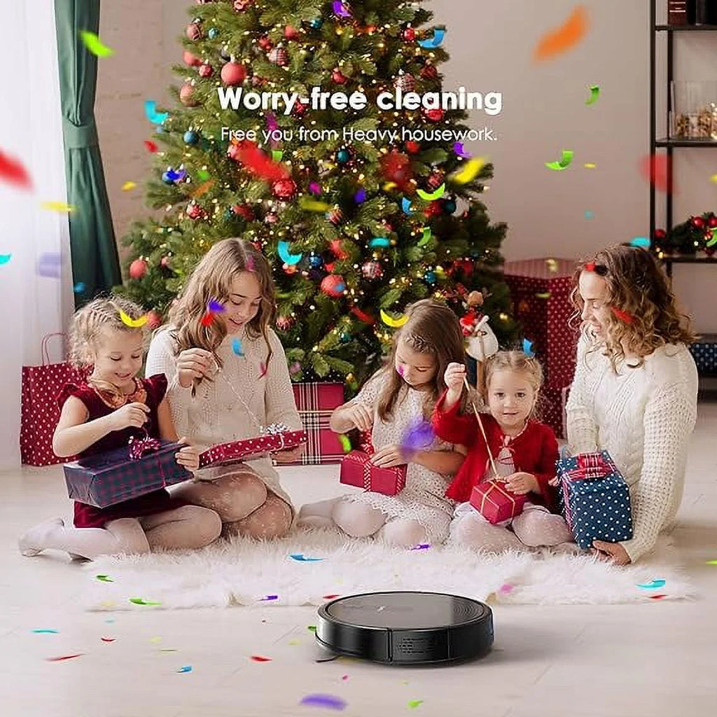 Black Robot Vacuum Cleaner 2700Pa K9486