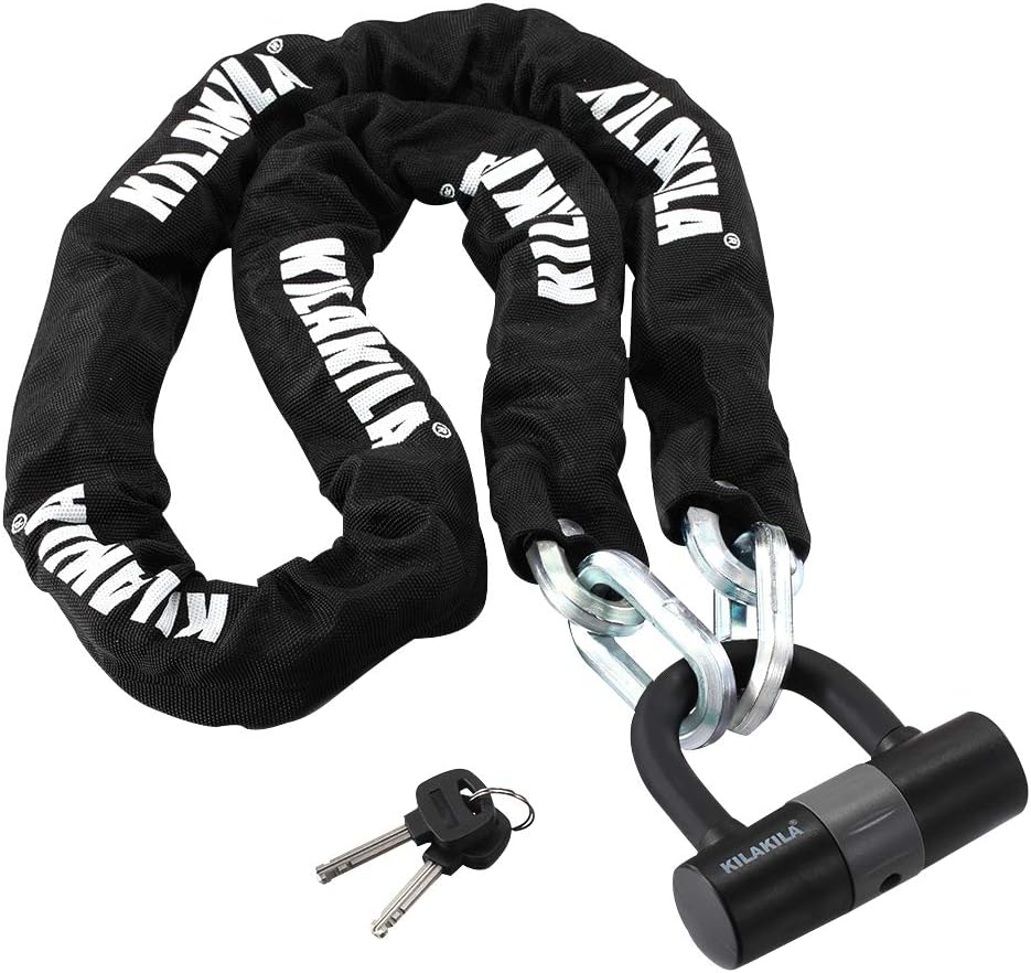 Heavy Duty 12mm Chain Bicycle Lock with 16mm U Lock N821944
