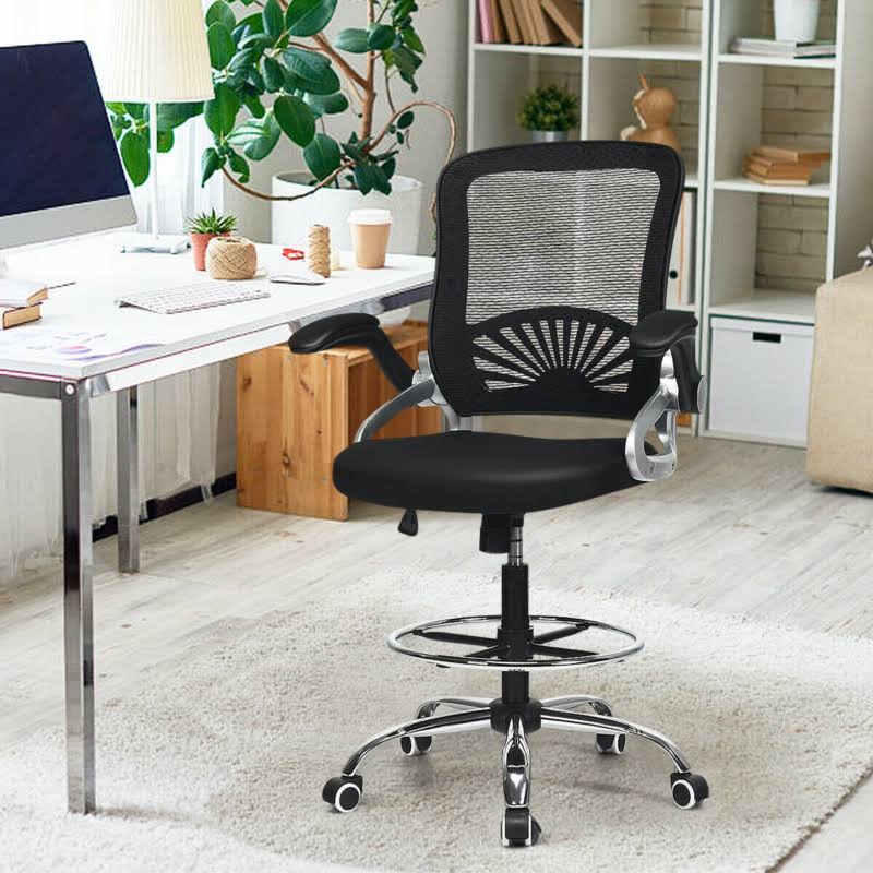 Adjustable Height Mesh Drafting Chair R28553