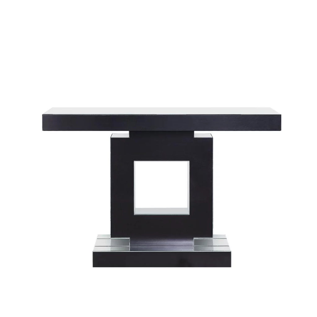 Wood and Mirror Console Table X338