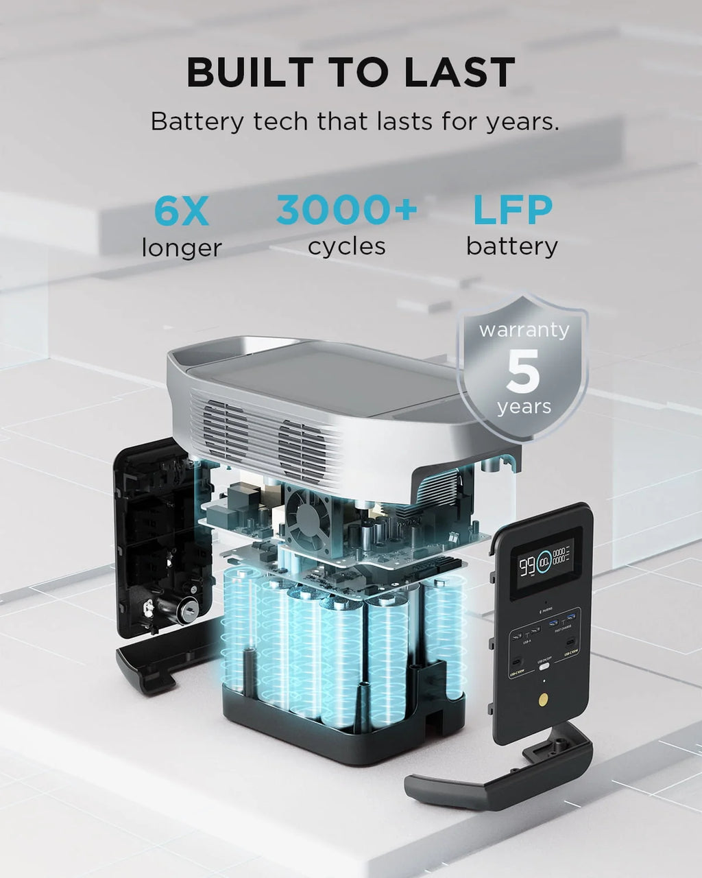 1024Wh 1800W Portable Power Station L3812