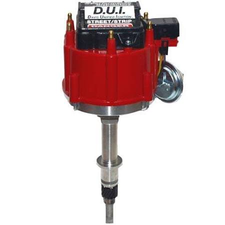 Distributor with Red Cap for Inline 6 Cylinder 232-258 Cid U39777