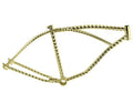 Gold 26" Hexagon Twisted Beach Cruiser Bike Frame E523