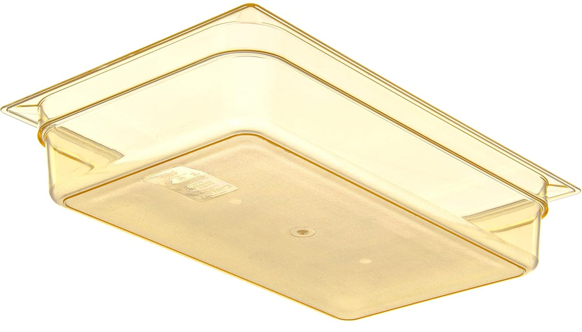 High-Heat Full-Size Food Pan, 12.7 qt, 20-3/4 x 12-3/4 x 4", Amber, Case of 6 P555