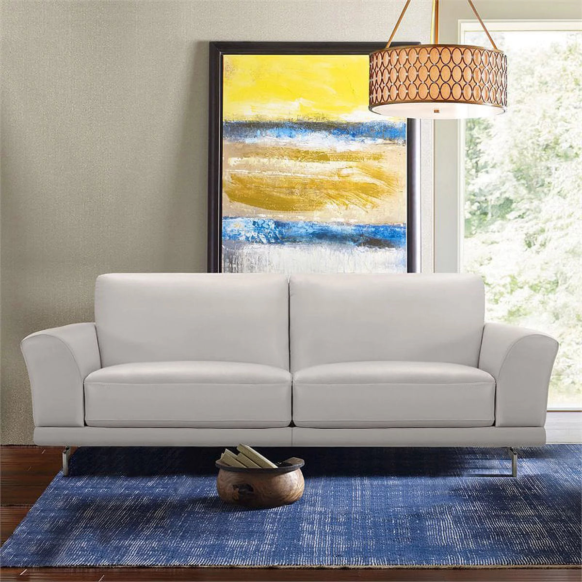Modern Leather Sofa D1457