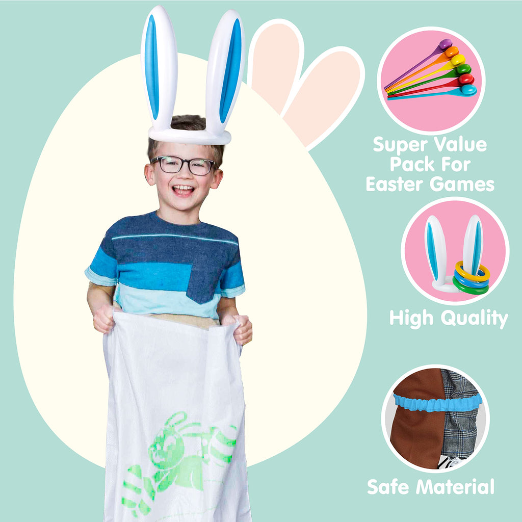 36Pcs 6 Player Easter Potato Sack Race Bags for Kids U817