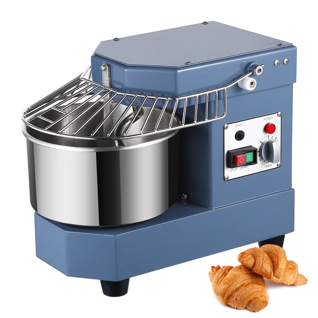 Commercial Dough Mixer, 8Qt Capacity, 450W Dual Rotating Dough Kneading Machine with Stainless Steel Bowl, Safety Shield, 110V N36888