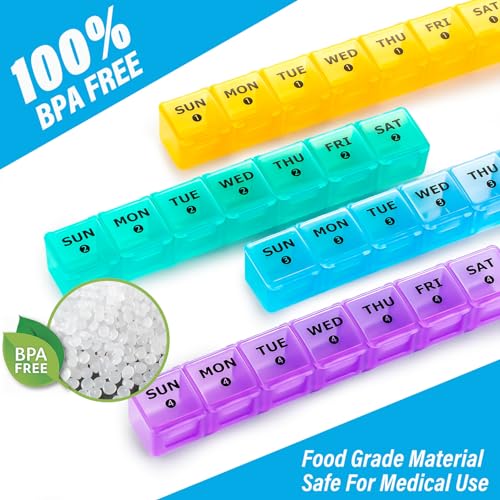 28 Day Pill Organizer with Travel Case M2599