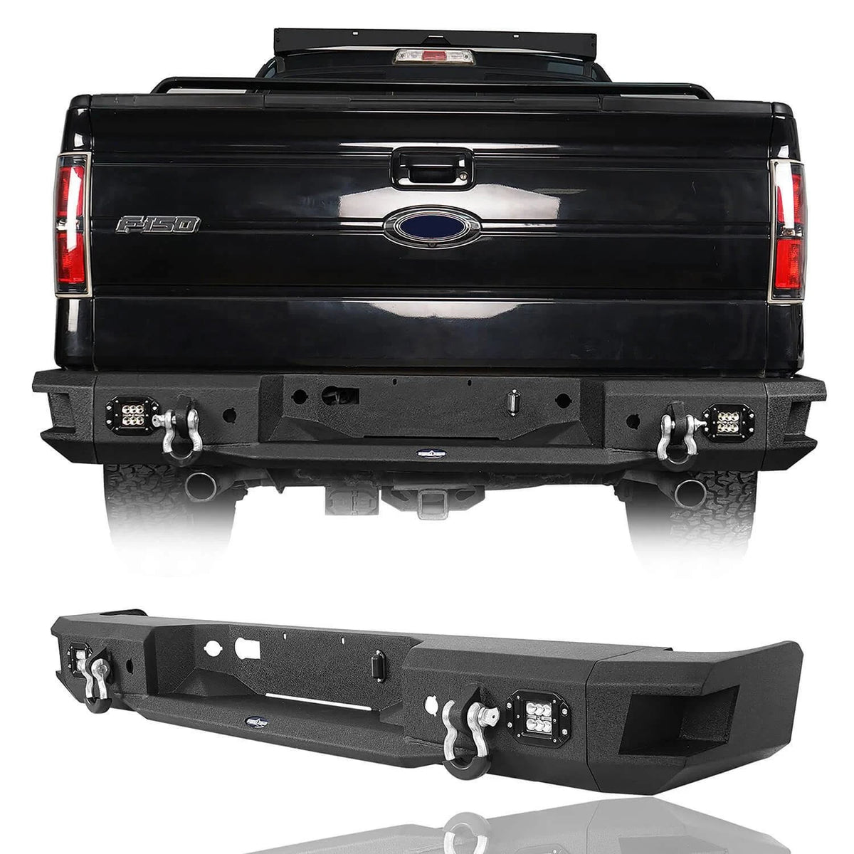 Ford F-150 Rear Bumper with License Plate Light T213171
