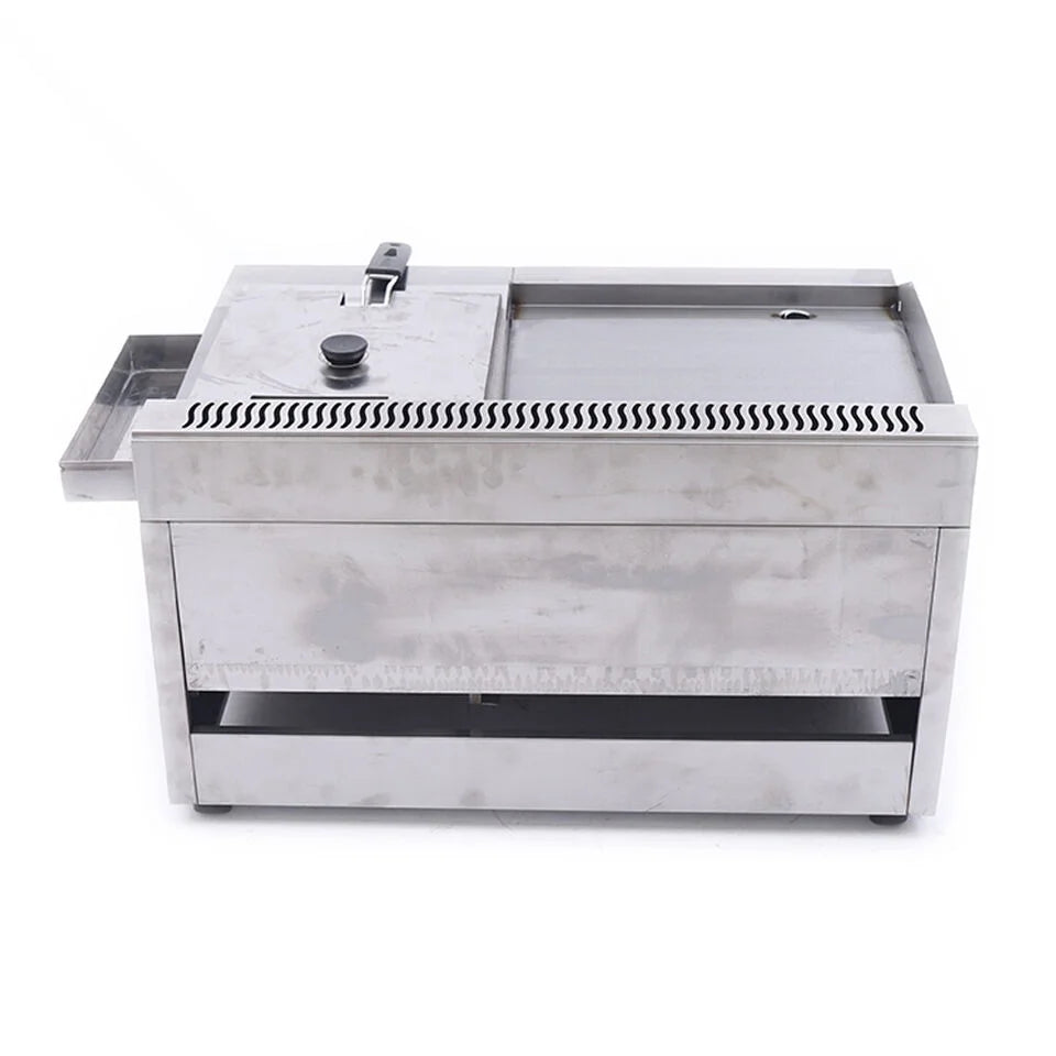 Propane Gas Deep Fryer and Tabletop Griddle 2 Burner R7739