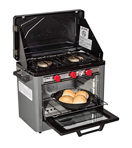 Stainless Steel Charcoal Gray Outdoor Camp Oven I7403