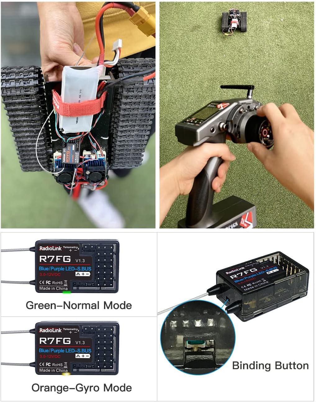 7 Channel 2.4GHz RC Car Receiver Pack of 2 O642846