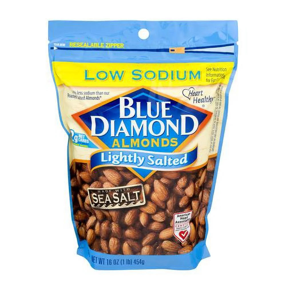Lightly Salted Almonds Pack of 12 U34055