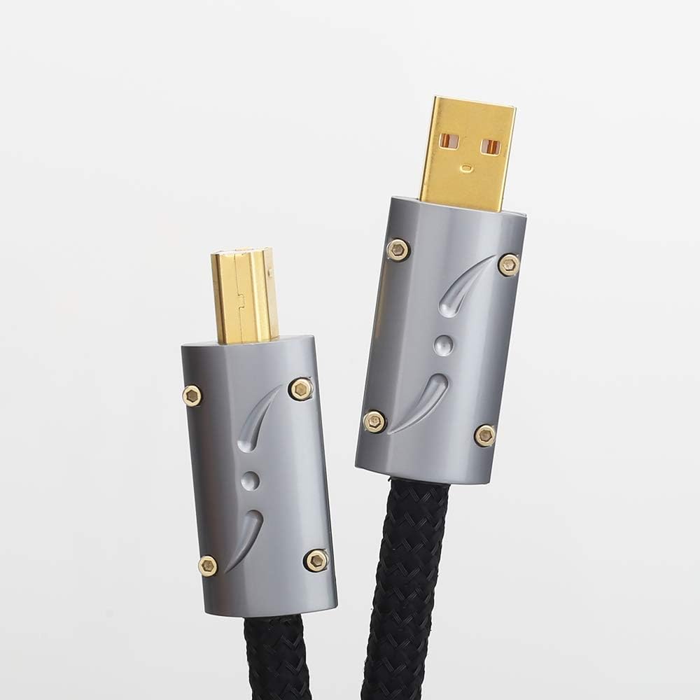 Silver Plated OFC USB Audio Cable 3.3FT/1M Y170624