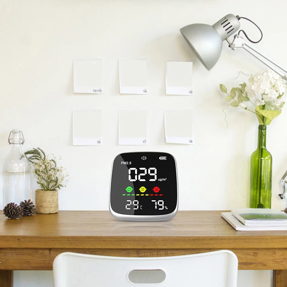 Portable USB Rechargeable PM2.5 Air Quality Monitor O91604