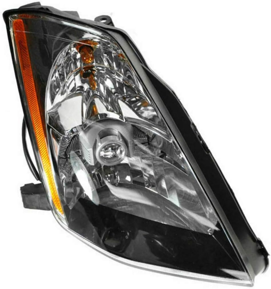 Passenger Side Halogen Headlight Assembly for Nissan 350Z 2003 2004 2005 R9101