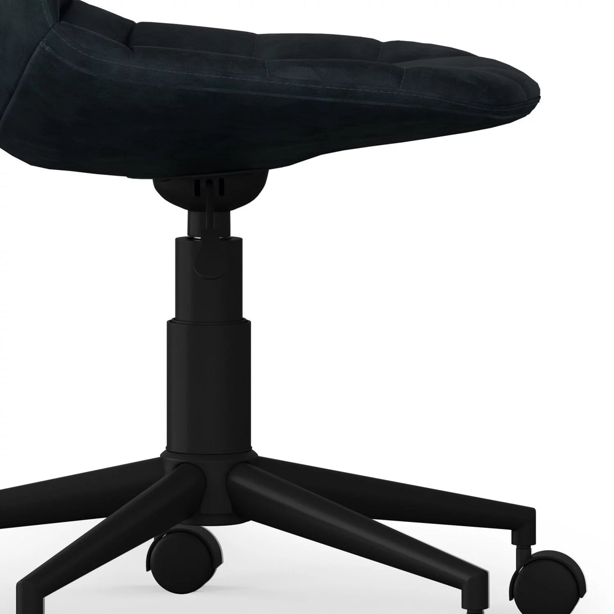 Distressed Blue Adjustable Swivel Office Chair O470787