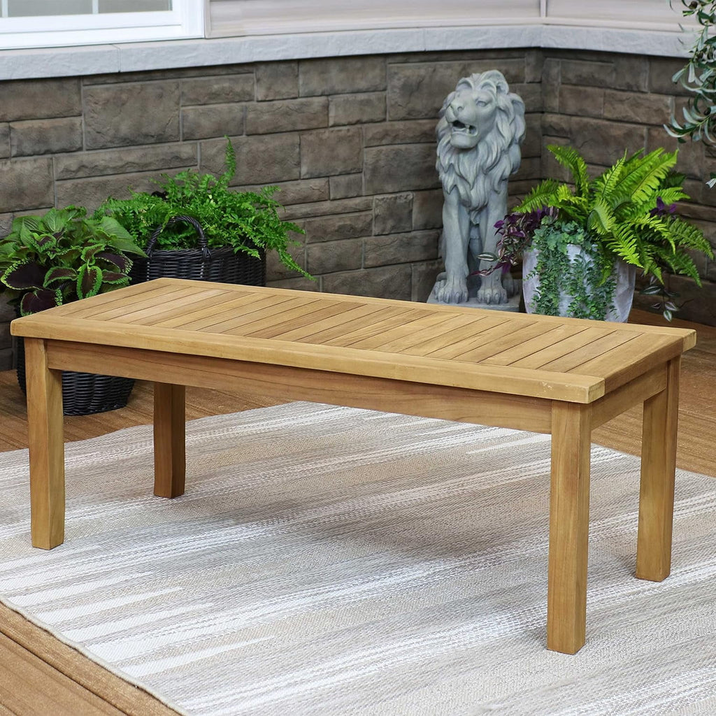 Teak Rectangular Outdoor Coffee Table E42648