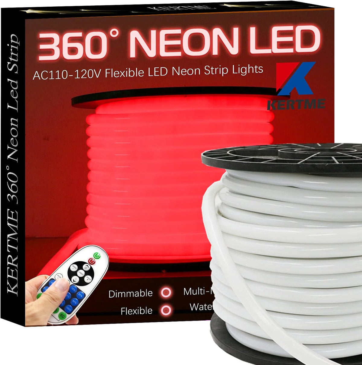 Neon LED Light Strip 32.8ft/10m White 6000K S49242