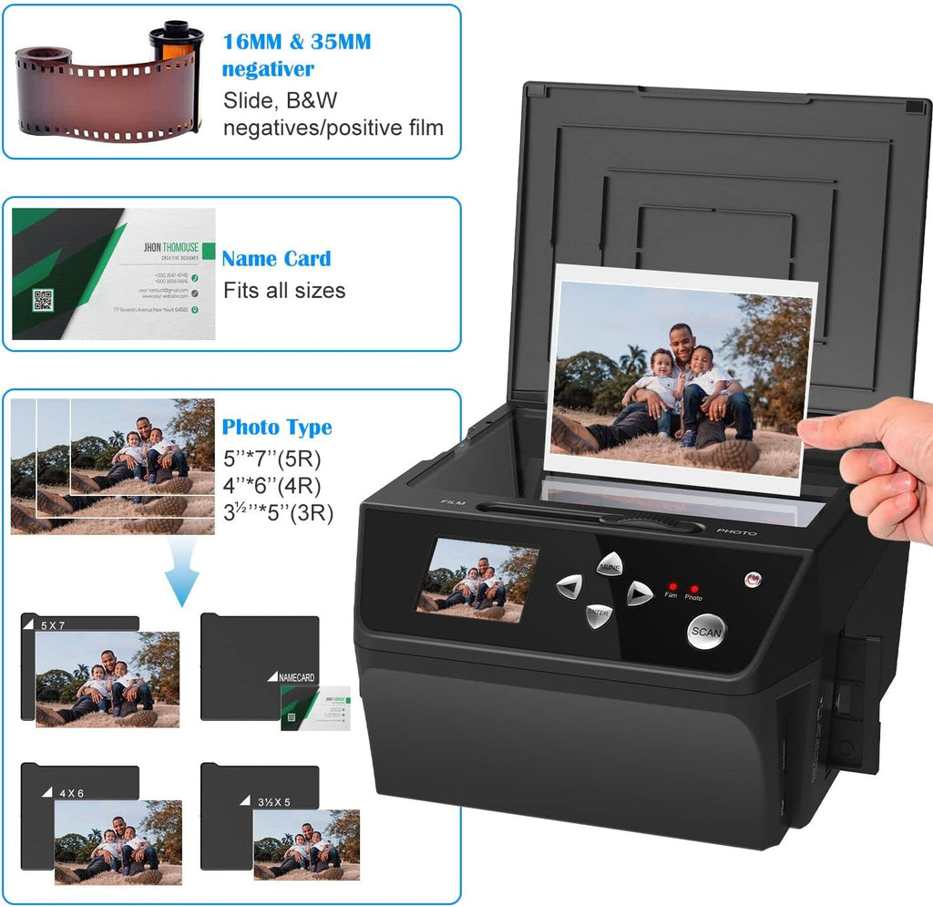 22MP Film & Slide Scanner with 8GB Memory Card Z365645