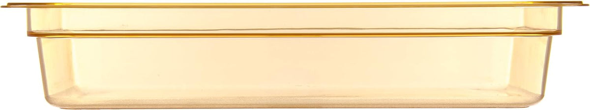 High-Heat Full-Size Food Pan, 12.7 qt, 20-3/4 x 12-3/4 x 4", Amber, Case of 6 P555