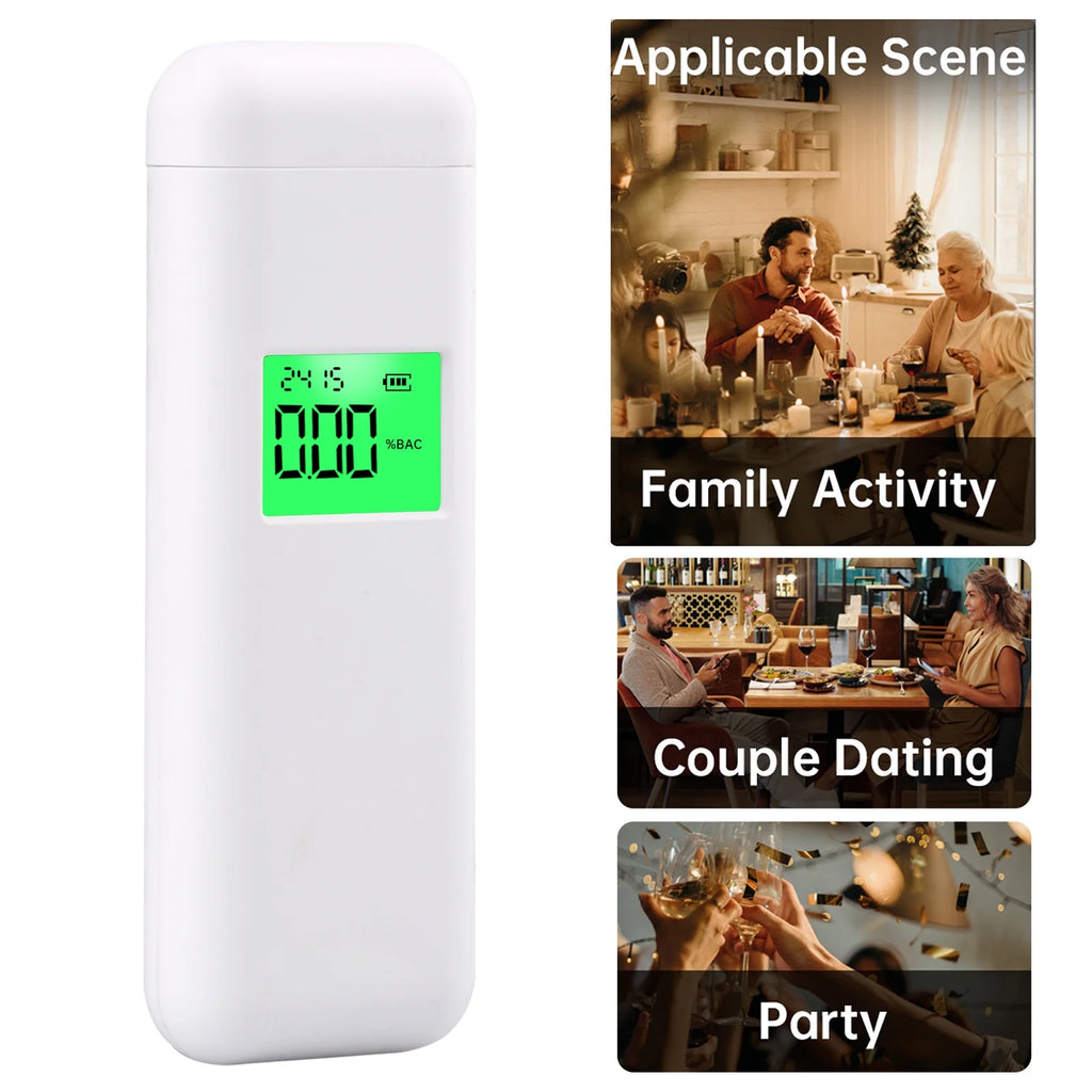 Portable Breathalyzer with LCD Display D86648