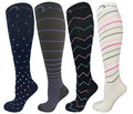 Large/X-Large 15-20 mmHg Knee-High Compression Socks S11709