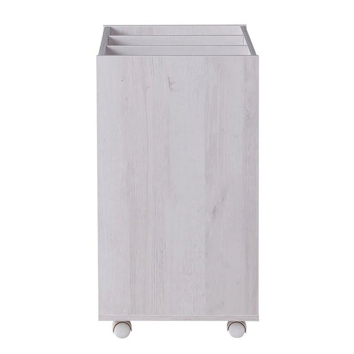 White Wood 3-Drawer File Cabinet V6070