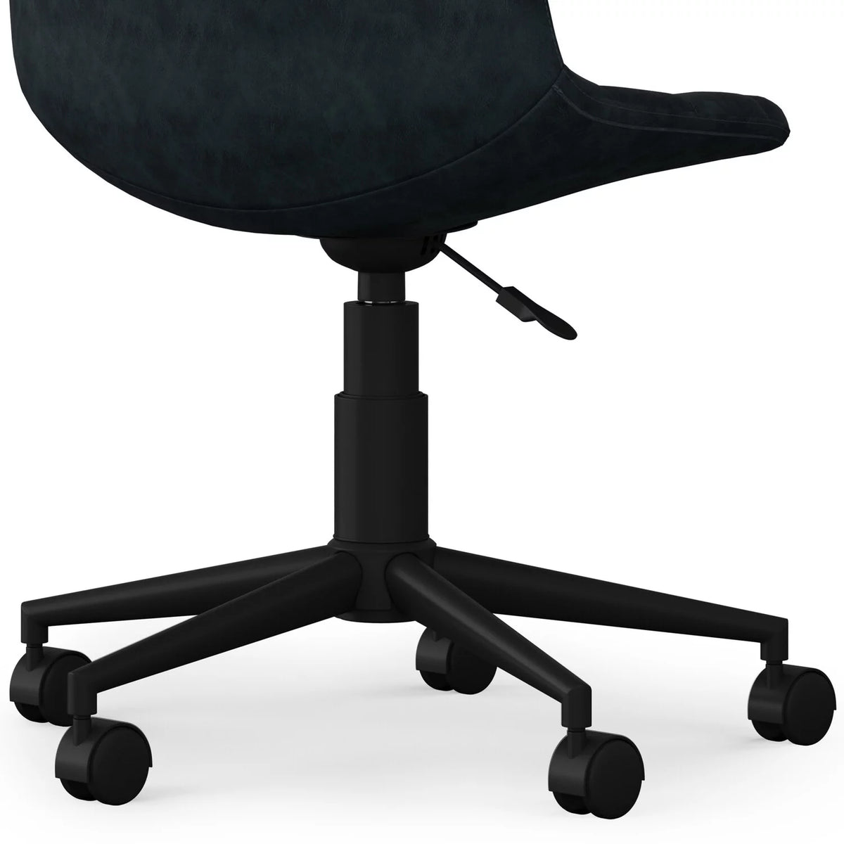 Distressed Blue Adjustable Swivel Office Chair O470787