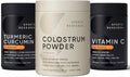 Vegan Vitamin C Turmeric Curcumin Colostrum Powder K276586