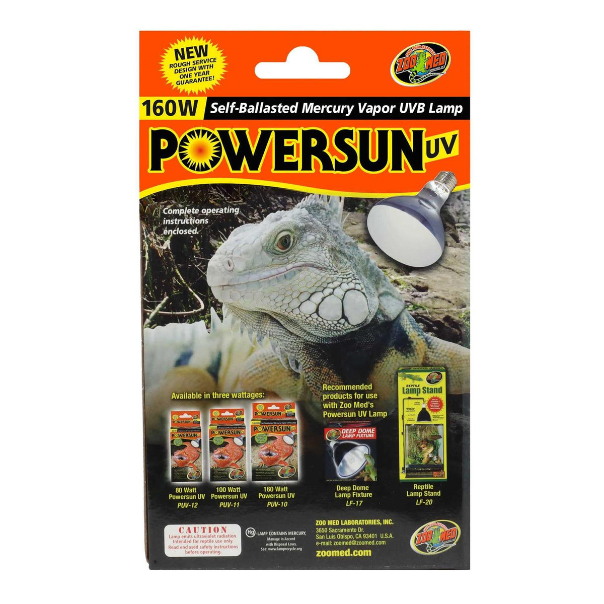UV Mercury Vapor UVB Lamp G596