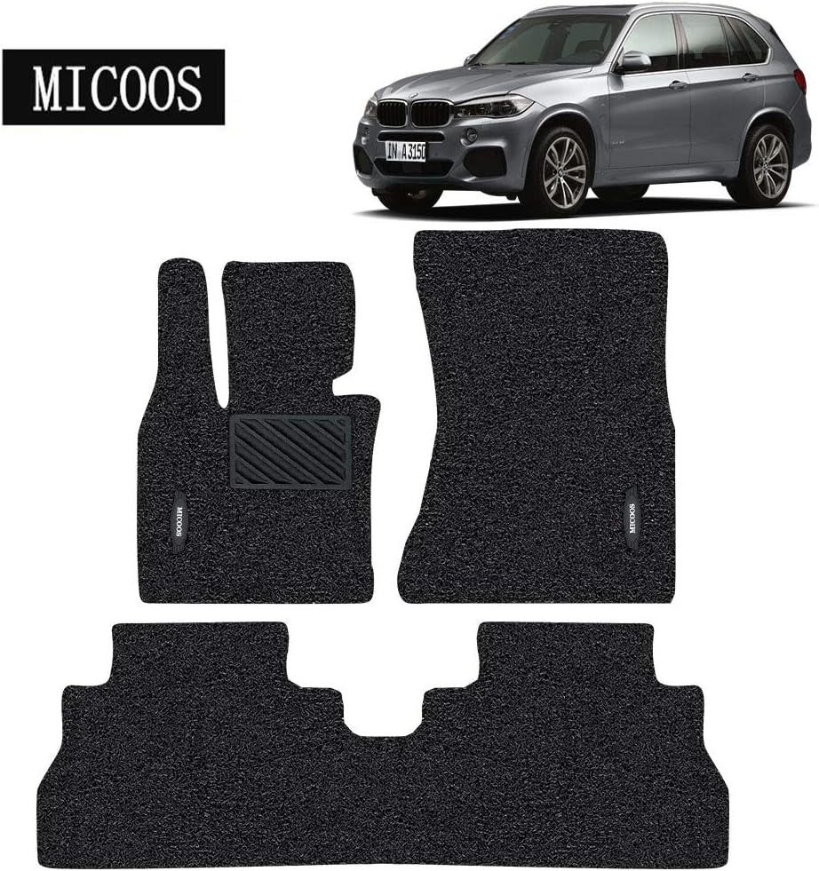 Black Waterproof Heavy Duty Car Floor Mat Set O585