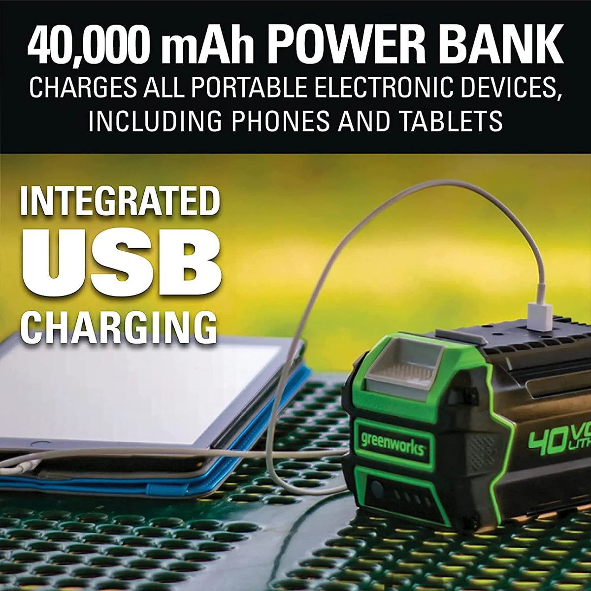 40V 16-inch Brushless Chainsaw with 4 Ah Battery and Charger P571005