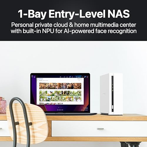 4 Bay NAS with 12TB Storage Capacity, Preconfigured RAID 5 Drives, 2.5GbE Ports D4802