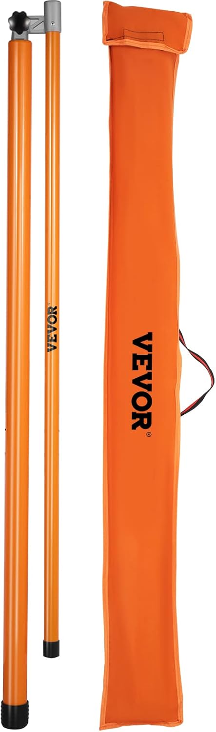 15' Fiberglass Truck Height Measuring Stick with Carrying Bag D82057