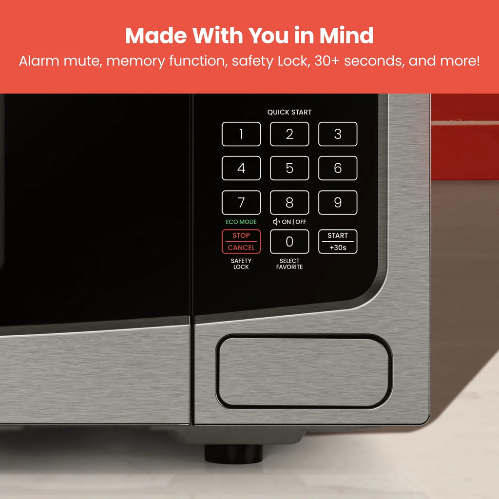 1.1 Cu. Ft. Digital Stainless Steel Microwave 1000W M54303