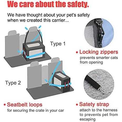 Large Soft-Sided Portable Pet Crate with Collapsible Litter Box and Bowl F635574