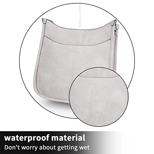 Vegan Leather Crossbody Shoulder Bag with 2PCS Adjustable Strap P487
