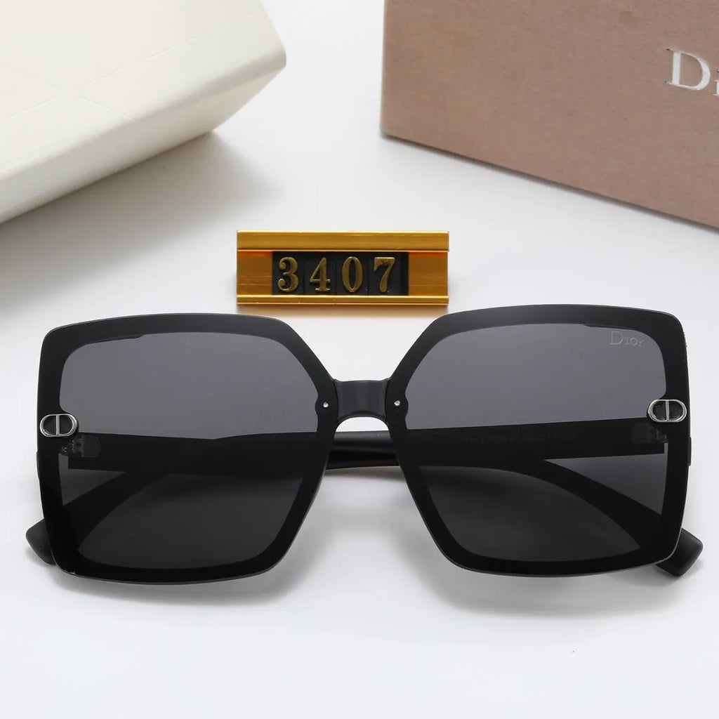 Frosted Mirror Leg Polarized Sunglasses V455219